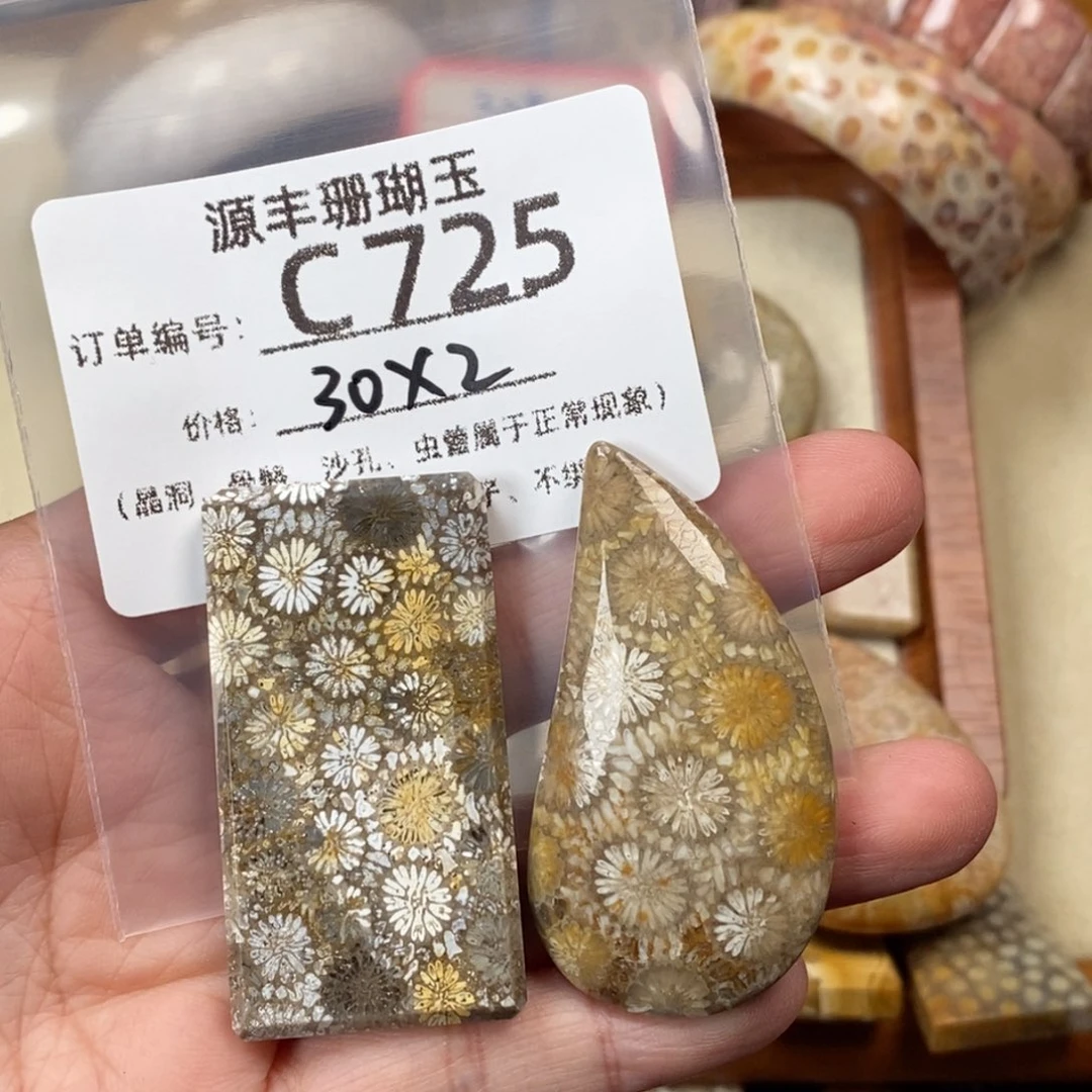 大***行硅化玉未镶嵌颈饰