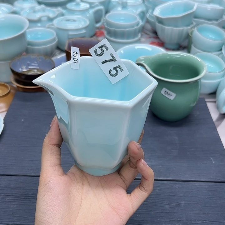 金***红小米茶器龙泉云间青瓷