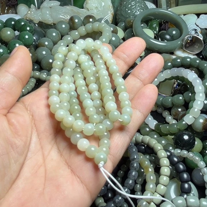 和田玉手串未镶嵌L**彦