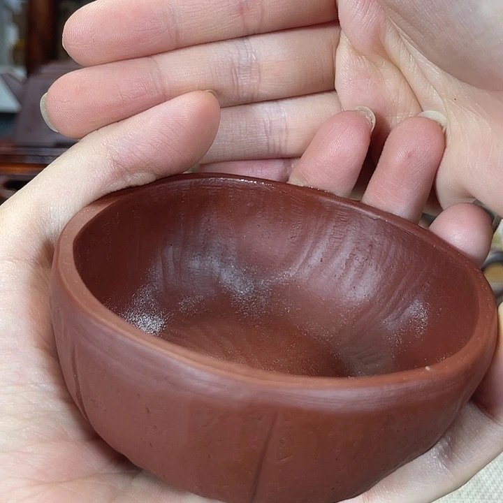 茶杯紫砂全手工主人杯制作