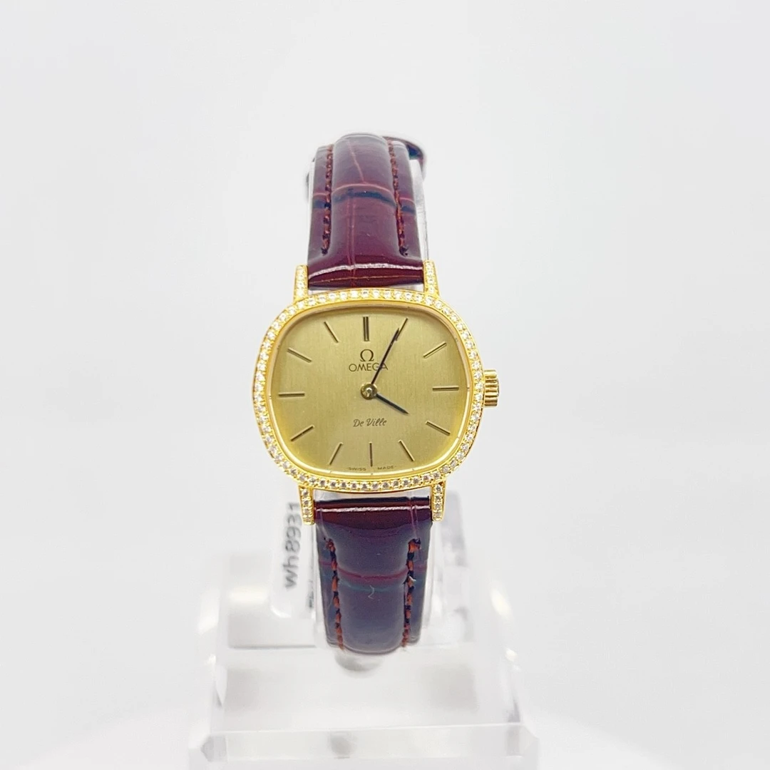 95新 Omega/欧米茄 手动机械表后钻24*21mm/公价32999/wh8931