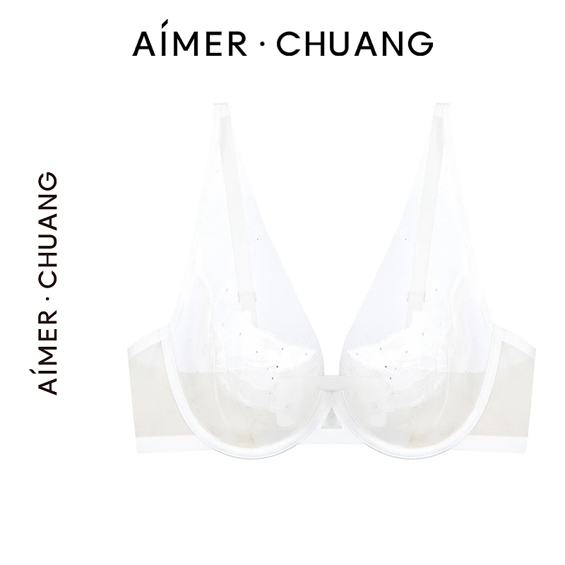 【几何4】爱慕创内衣4/4软钢托薄杯文胸CA131181