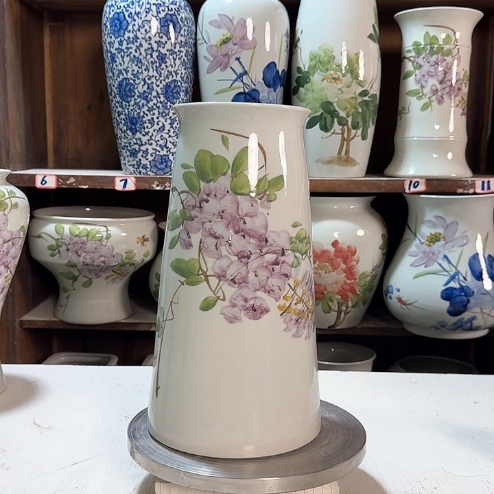 瓶宝塔紫藤陶瓷陶瓷新款