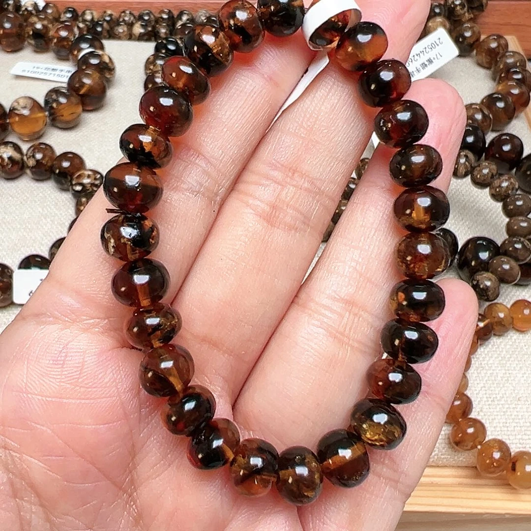 琥珀未镶嵌裸石抚顺琥珀八10218