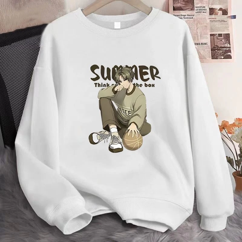 特大码300斤圆领卫衣男港风潮牌秋冬季加绒宽松休闲百搭上衣外套