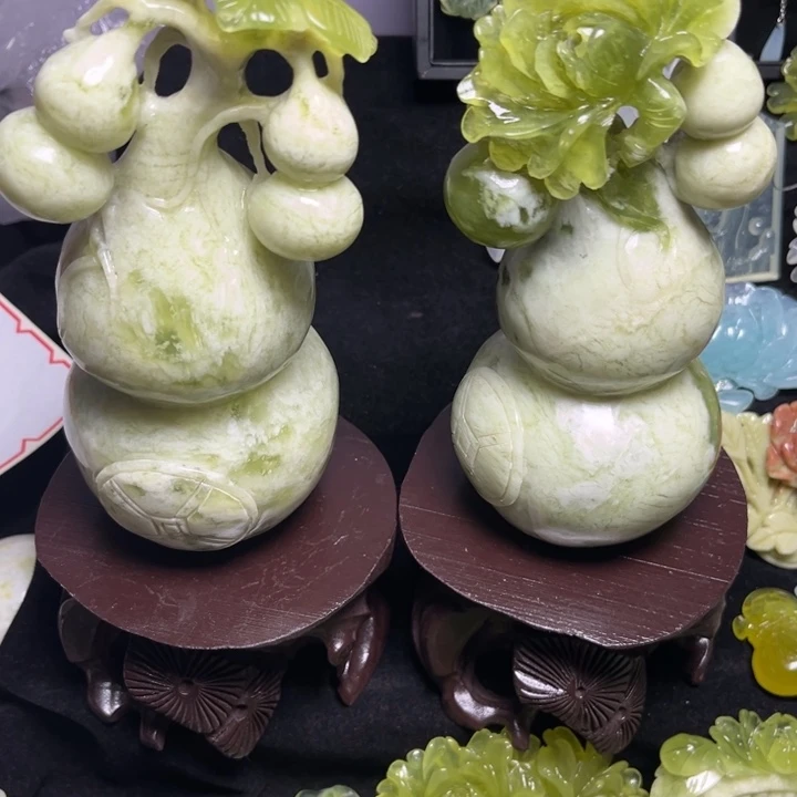 蛇纹石玉未镶嵌岫玉葫芦如*