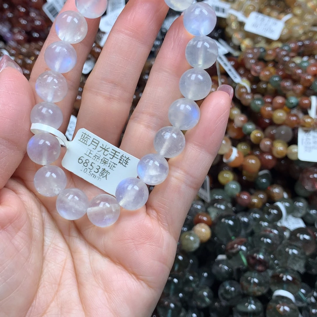 月光石手链未镶嵌手链