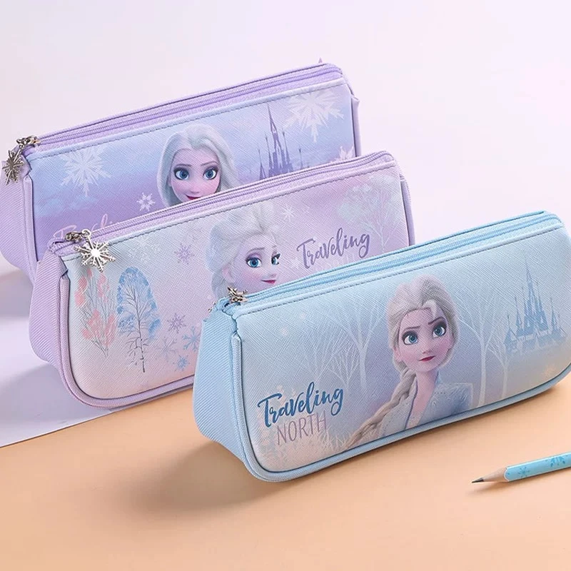 Disney/迪士尼P85234冰雪公主笔袋三角造型不挑款