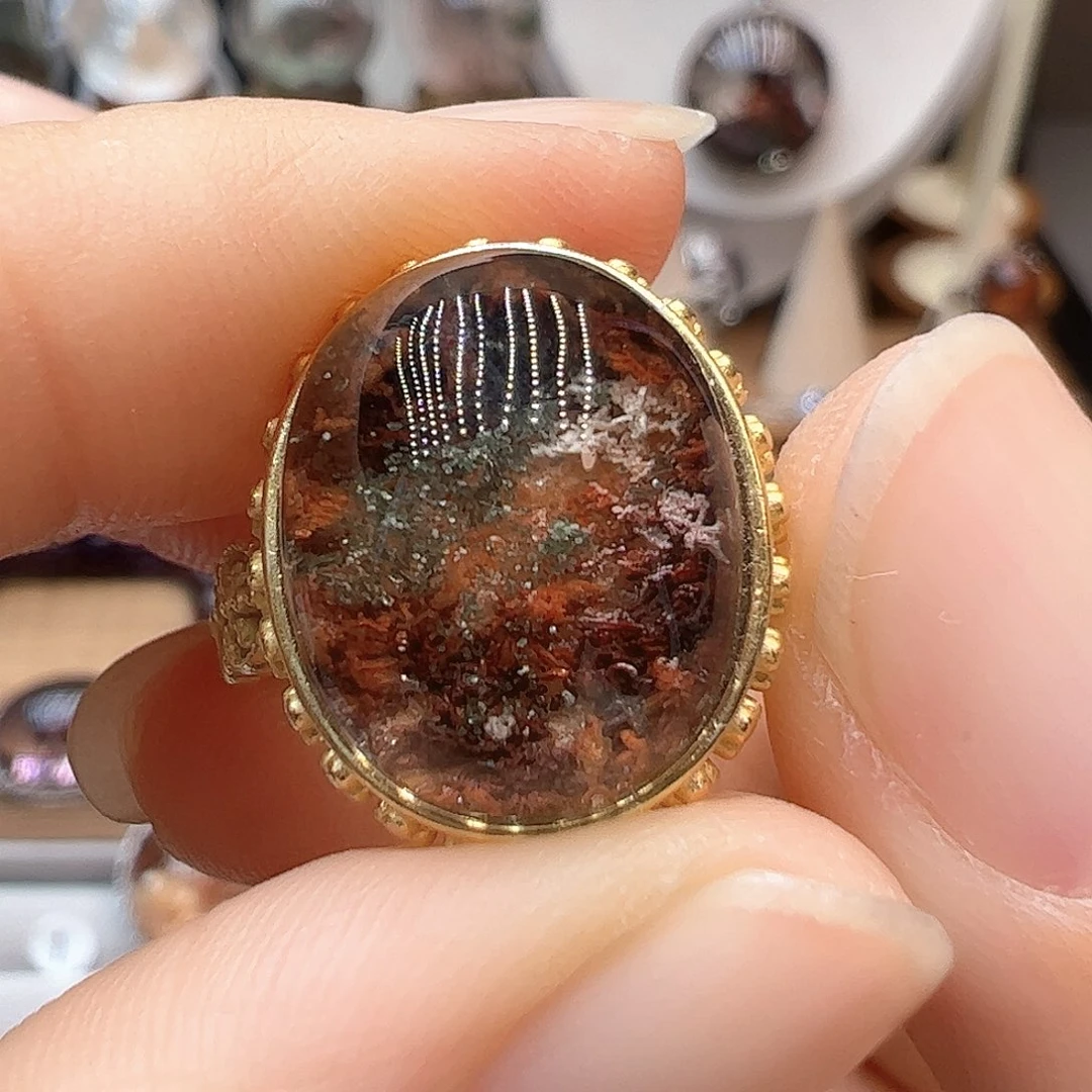 水晶珠宝半成品银S925镶嵌