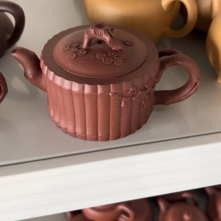 紫砂茶宠全品锦纹器梅花