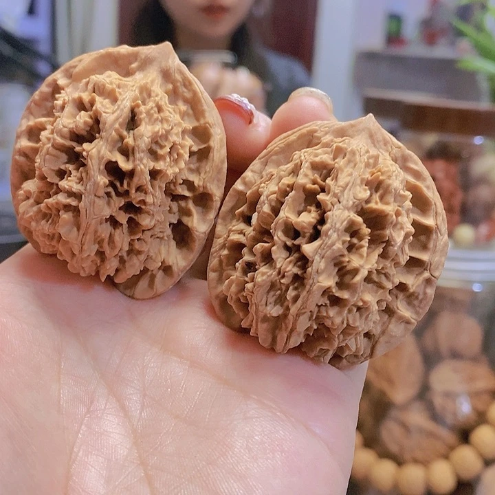 【闪购商品】文玩核桃把件43中国大花