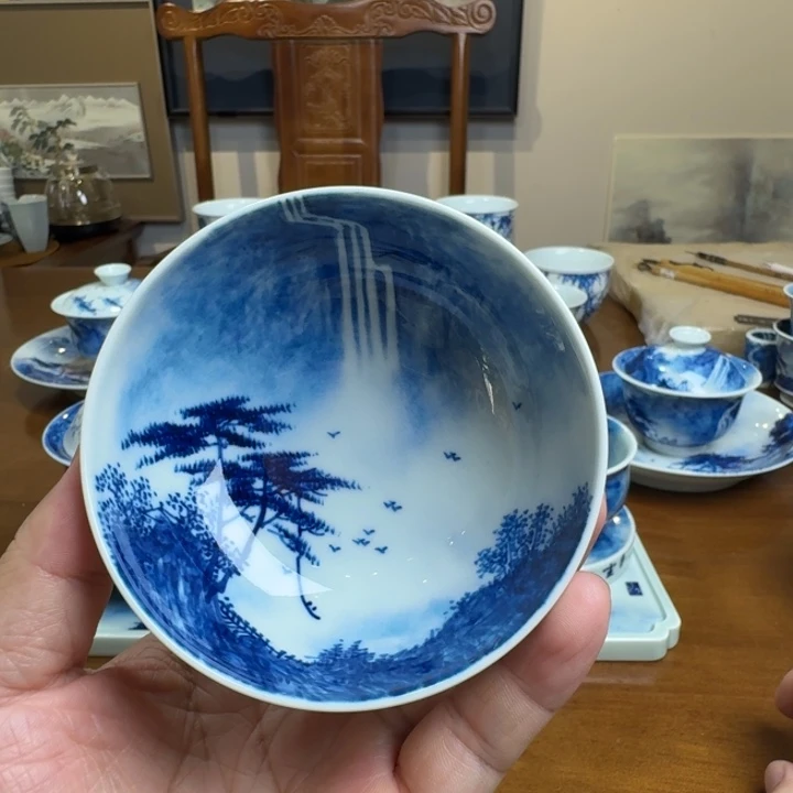 山水画作品欣赏展演于