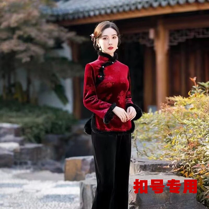 主播间专用链接喜婆婆喜妈妈春夏秋冬款旗袍礼服