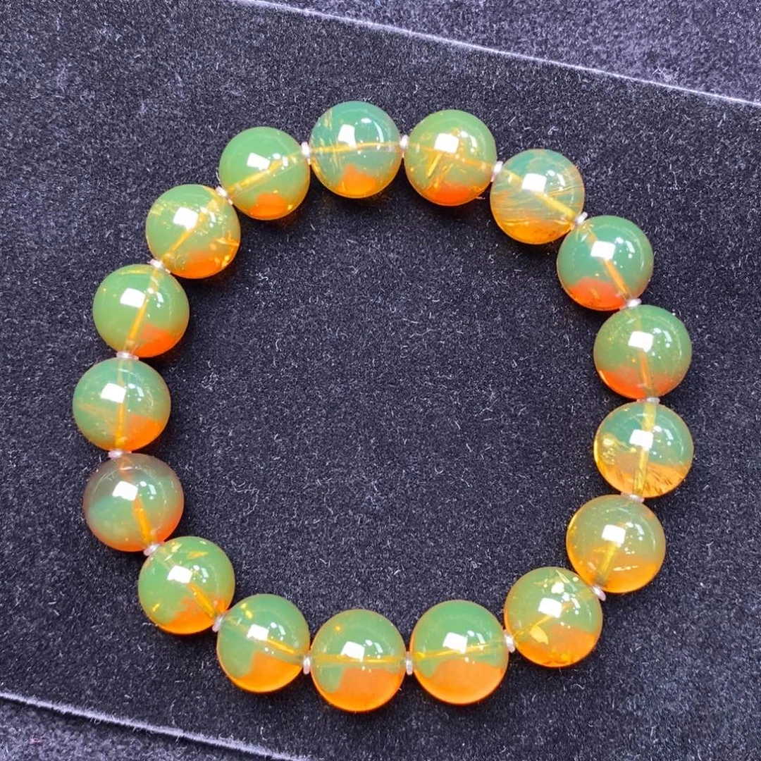 琥珀未镶嵌颈饰16.8克12mm