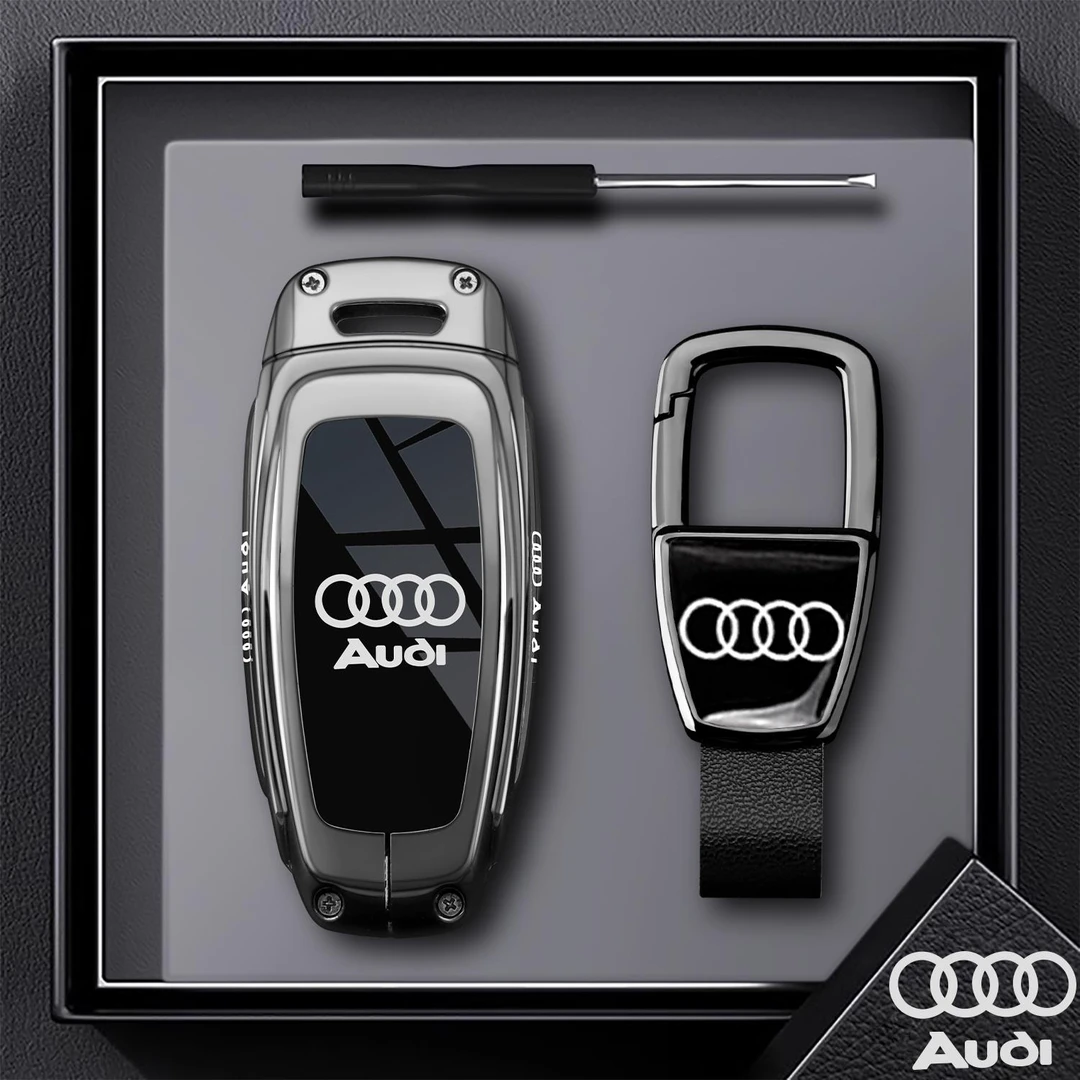 适用奥迪a6l钥匙套2025款q5l新a4l专用a7l包a3壳q3 q2l a8 q7车扣