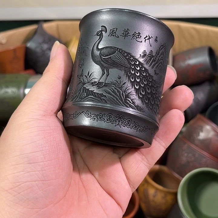 茶杯紫砂全手工紫砂主人杯