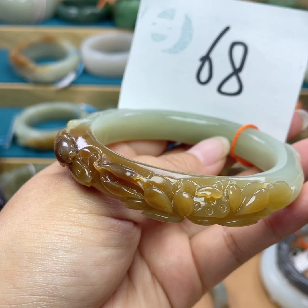 未镶嵌手镯和田玉圈口61