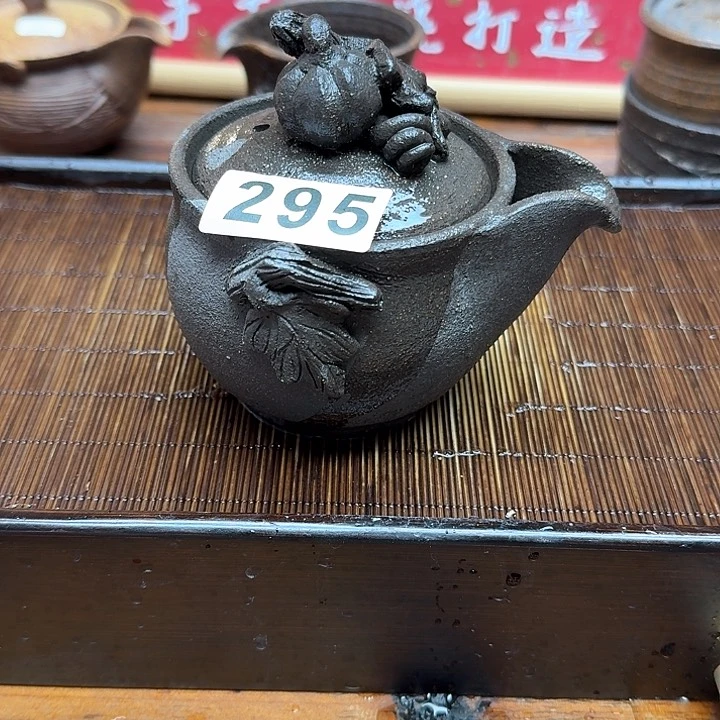 纯手工制作粗陶茶具