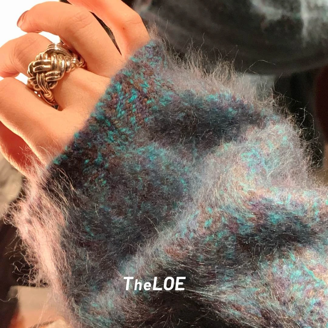 TheLOE/【万人团羊绒羊毛拉绒】针织长袖#LE-Z687