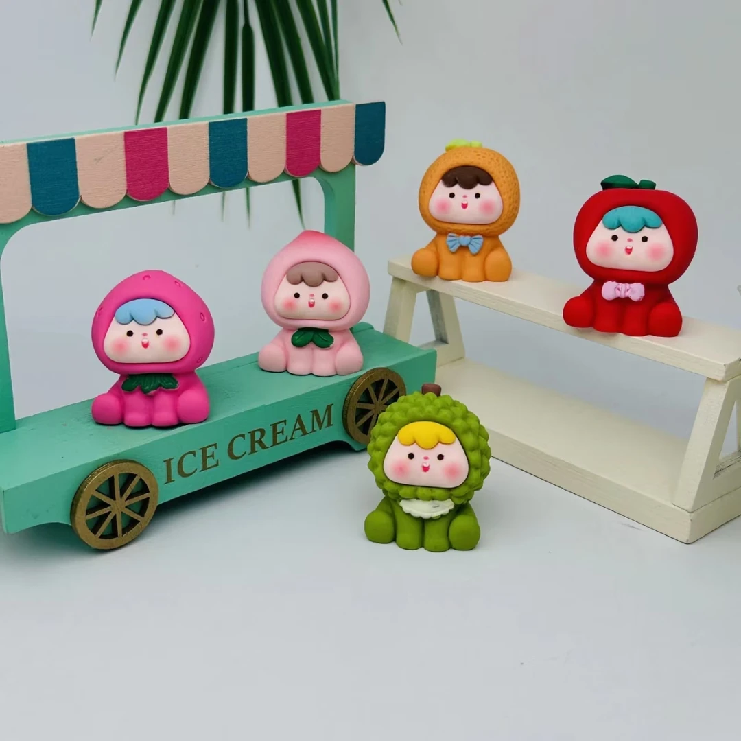 磨砂水果崽崽萌粒DIY饰品立体摆件