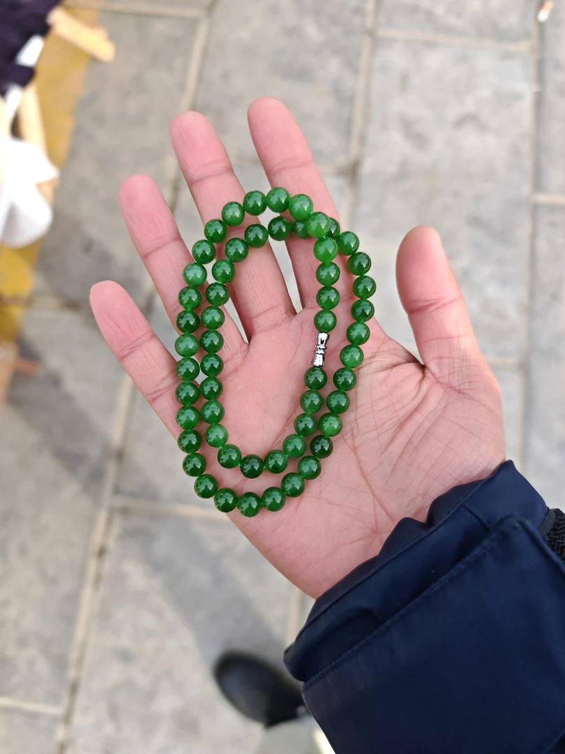 和田玉手串高端奢华款