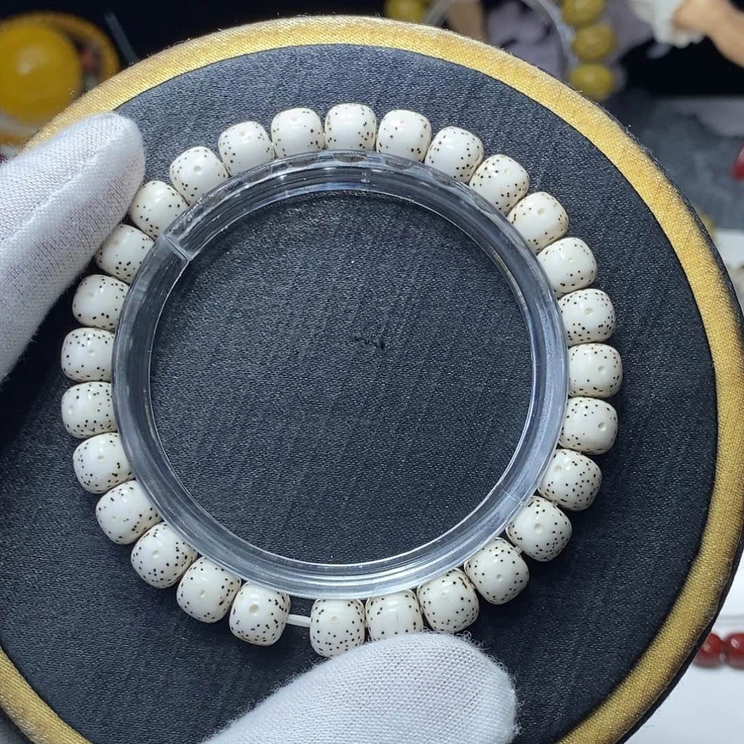 手串星月菩提顺白原生态卡8.5正月留白一物一图