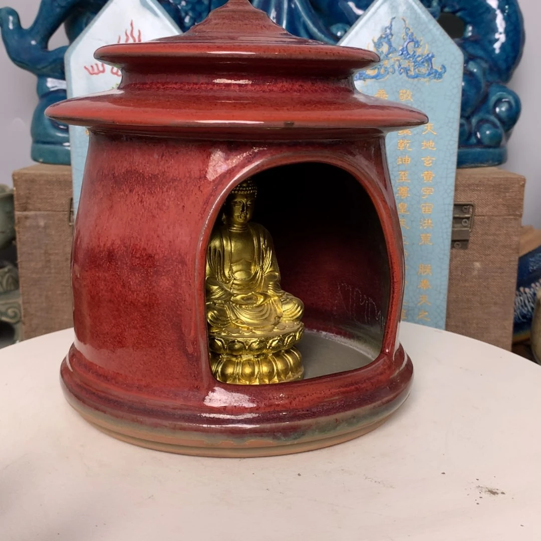 摆件均窑件 摆件有刻字，直接拍