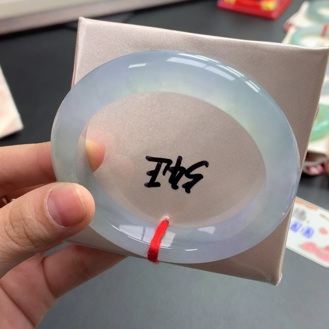 翡翠未镶嵌手镯34号