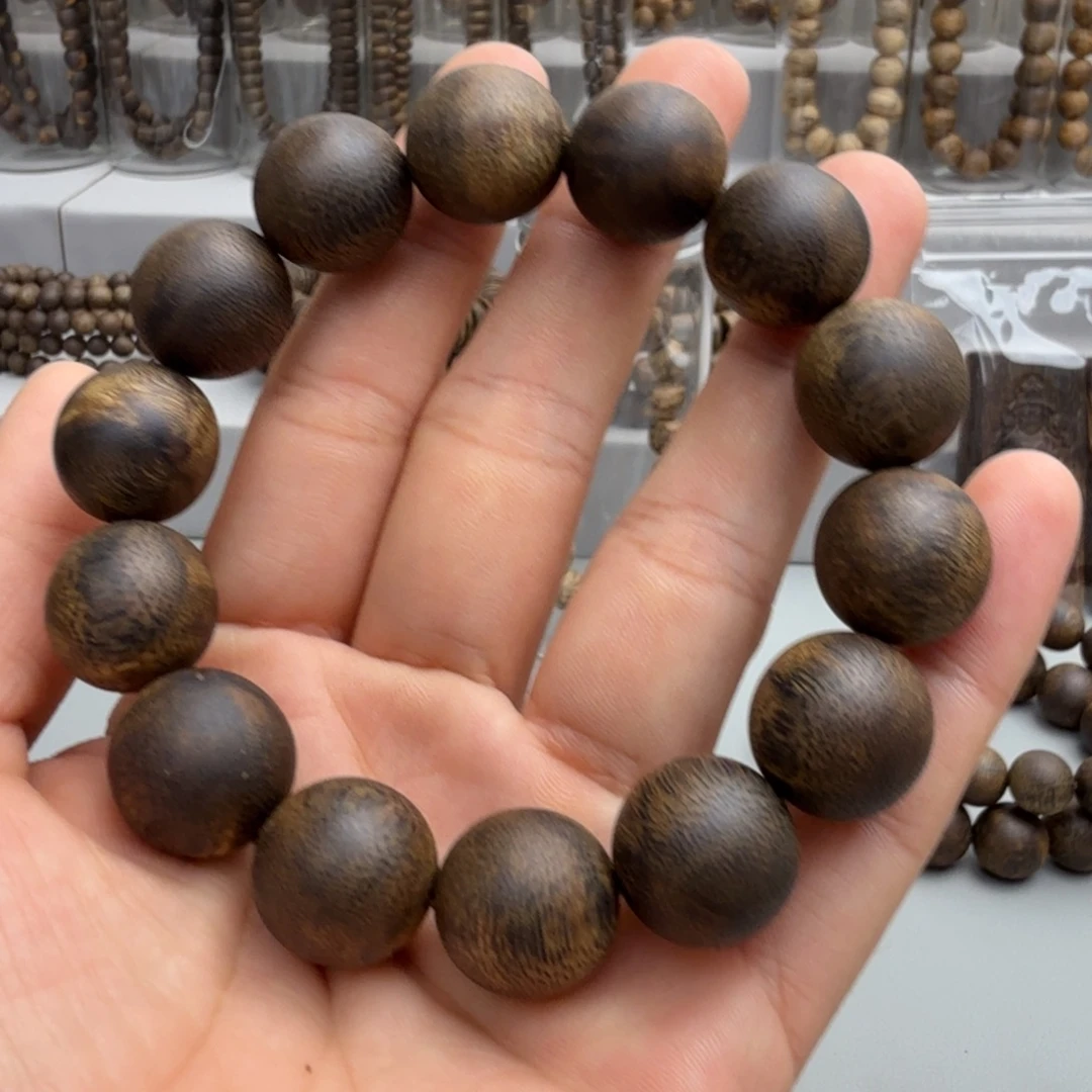 手串沉香棋楠沉香张勺子沉浮卡16保32克
