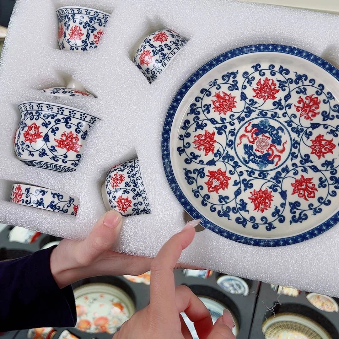 盖碗很漂亮，我很喜欢