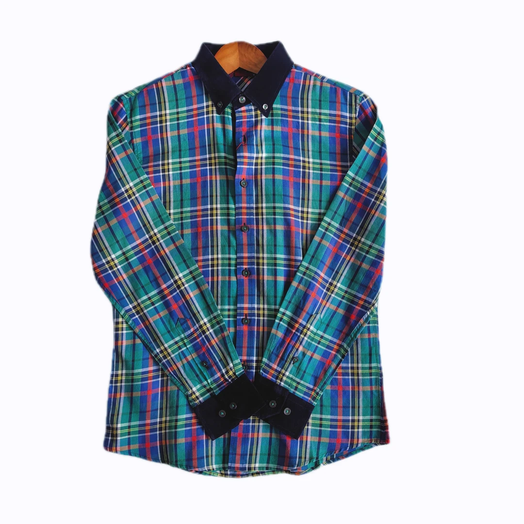 LC/132021男士春秋长袖衬衣时尚休闲潮流翻领长袖休闲衬衫上衣