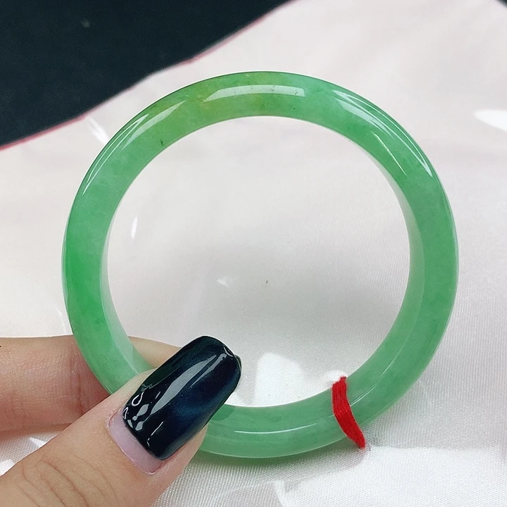 翡翠手镯未镶嵌圈52，1407
