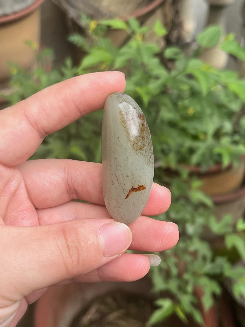 【底价已开价】31克和田玉油库料挂件图文036