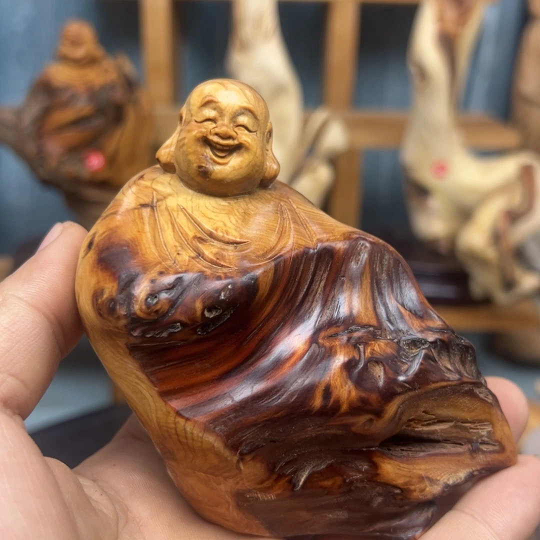 木松*崖柏木摆件手把件