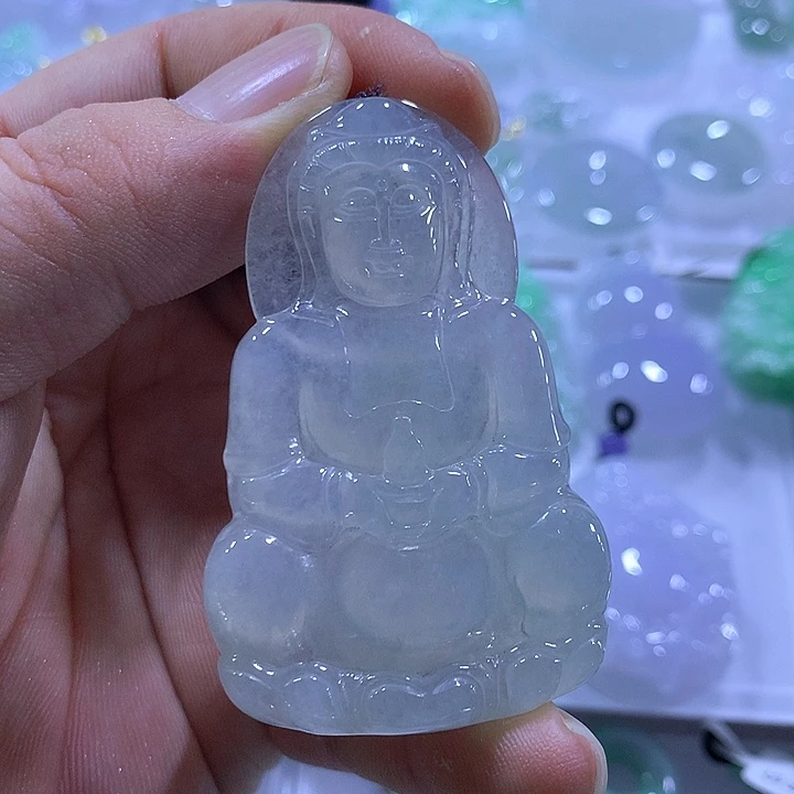 翡翠未镶嵌颈饰天然翡翠A货吊坠