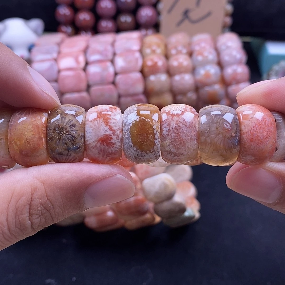 未镶嵌手牌硅化珊瑚（珊瑚玉）13