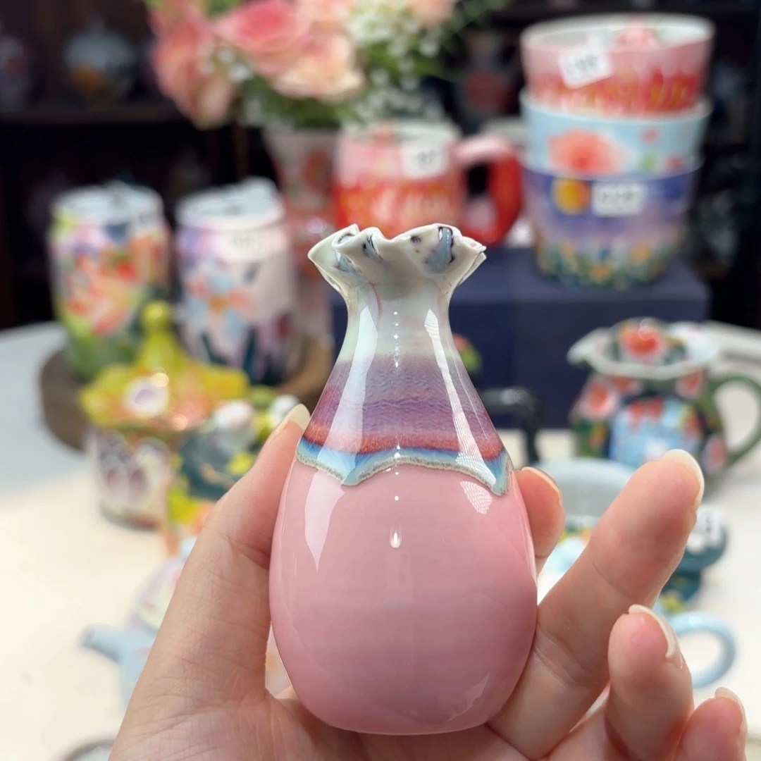 景德镇手绘高温釉下彩陶瓷茶具