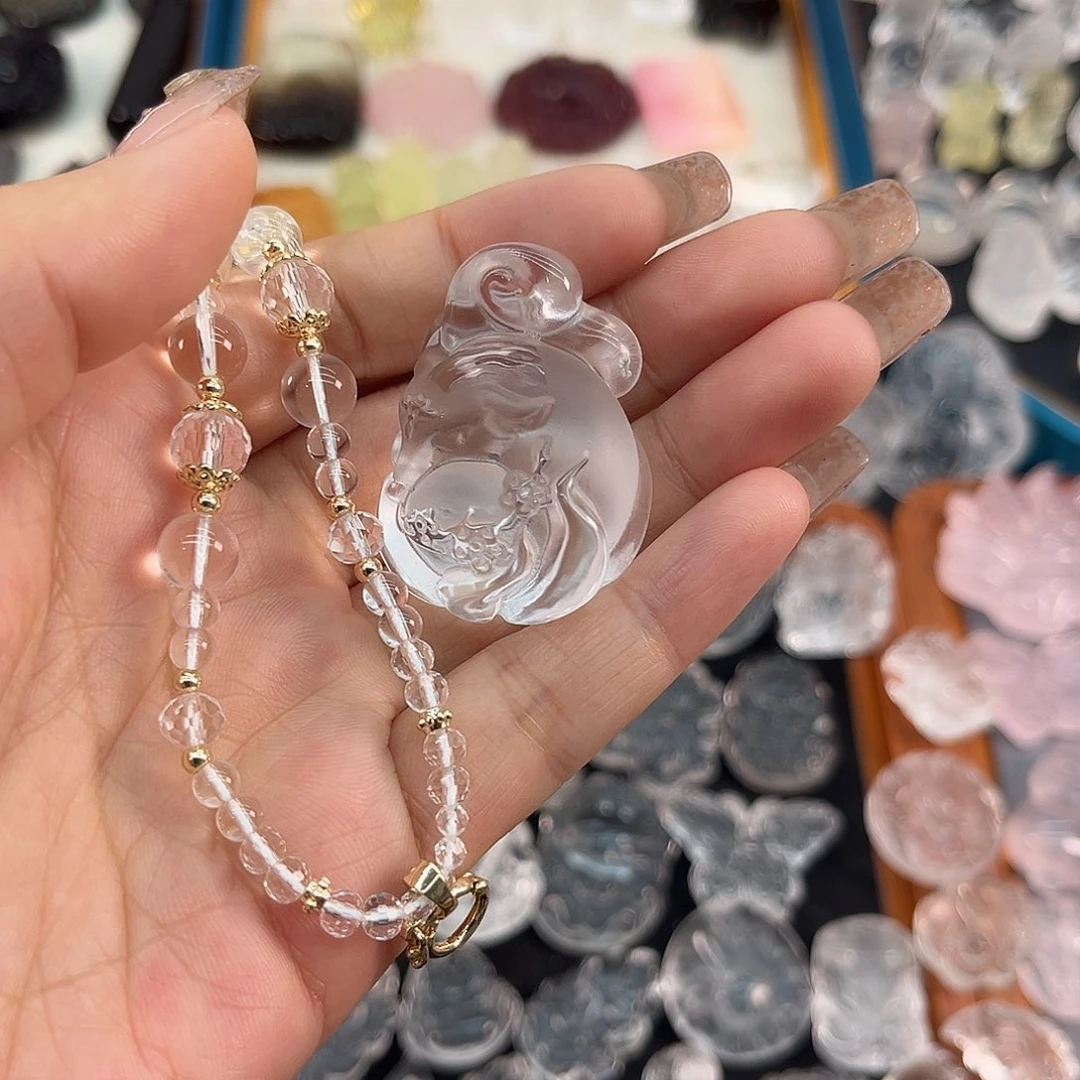 水晶珠宝半成品未镶嵌?41