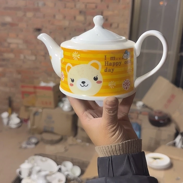 库存微瑕多空茶壶