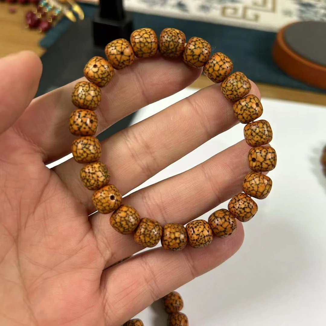 非金属木质手链 精工藏收老料满星单圈素圈手串