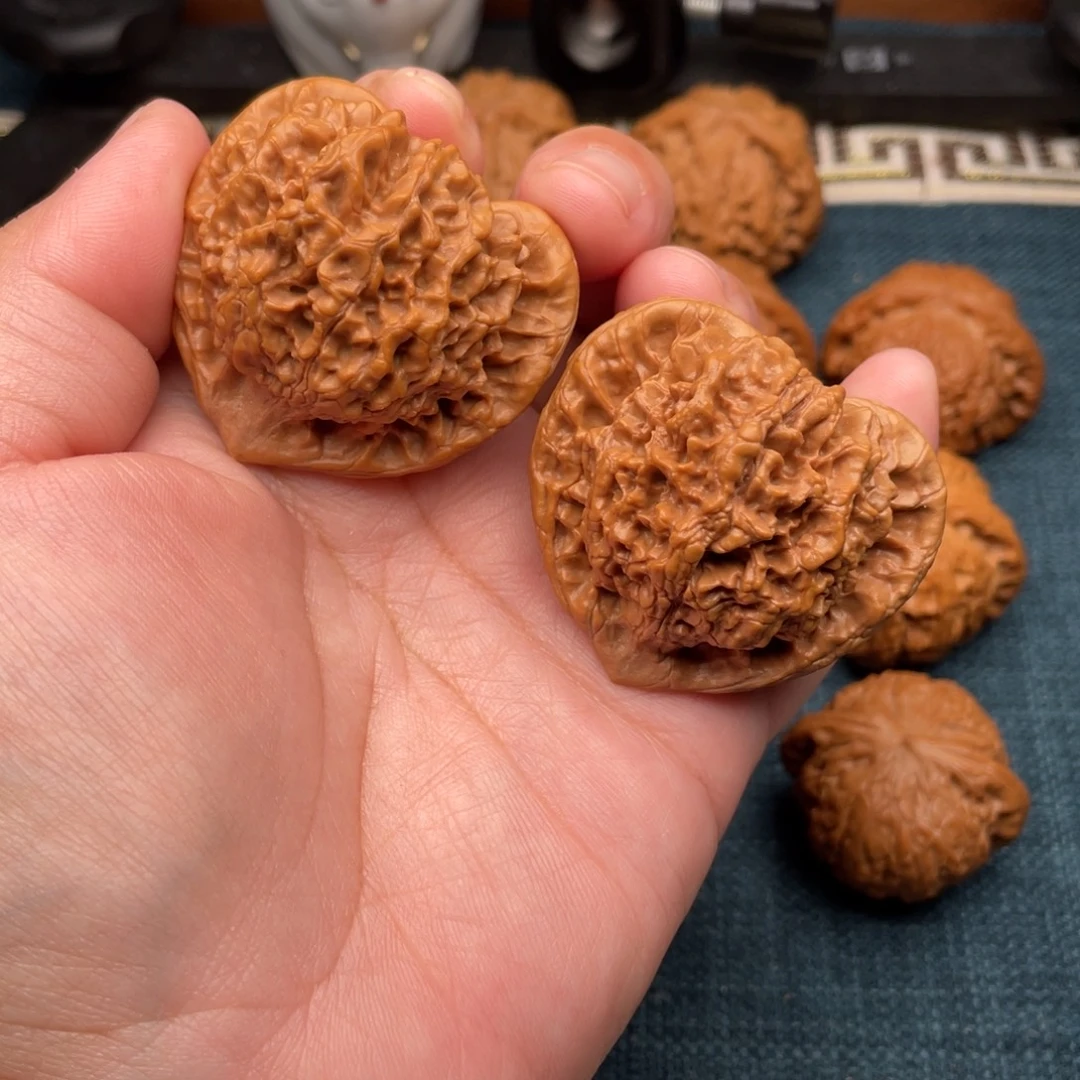 把件文玩核桃全品桃心官帽46