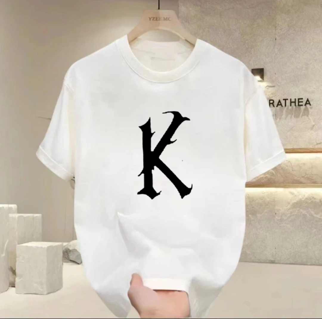 【k】重磅男女同款简约短袖2025夏季T恤DO-128