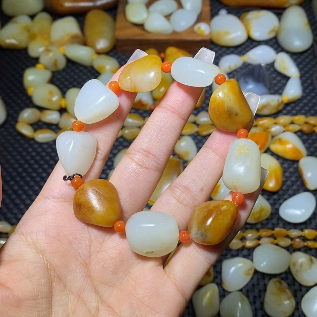 和田玉手链未镶嵌