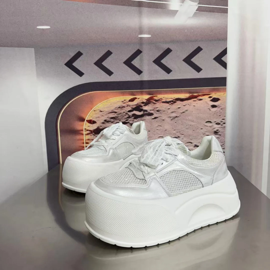 1938-3春夏新款2025圆头系带韩版简约休闲板鞋潮流百搭ins