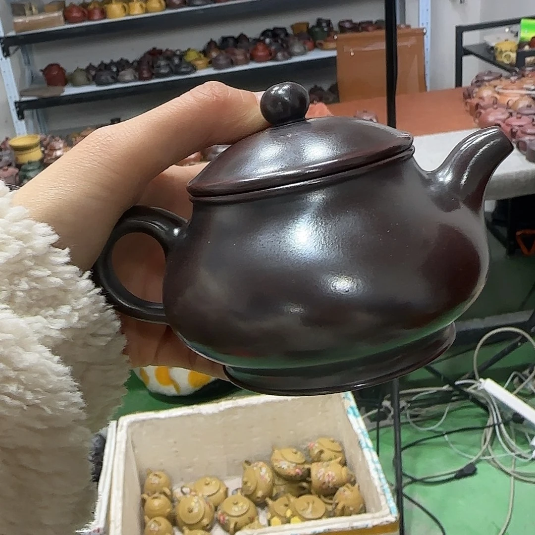 茶壶紫砂民间手艺人全手工制作