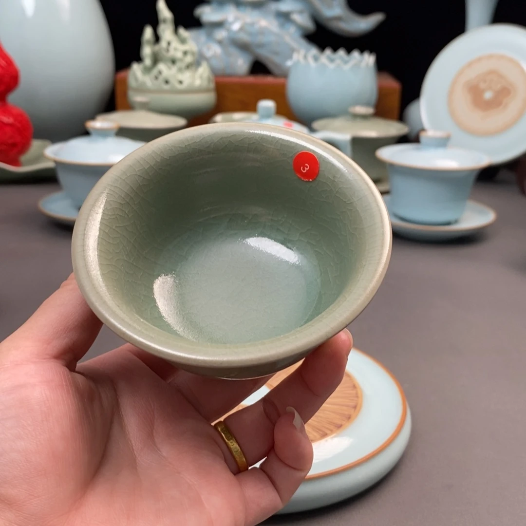 瓷片全手工微微瑕简包装