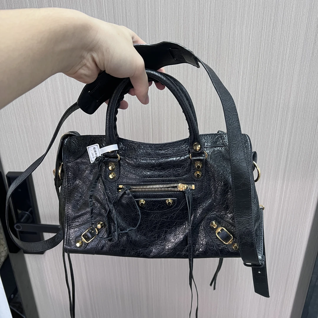 95新 Balenciaga/巴黎世家 机车手提包/云海优选/H06964