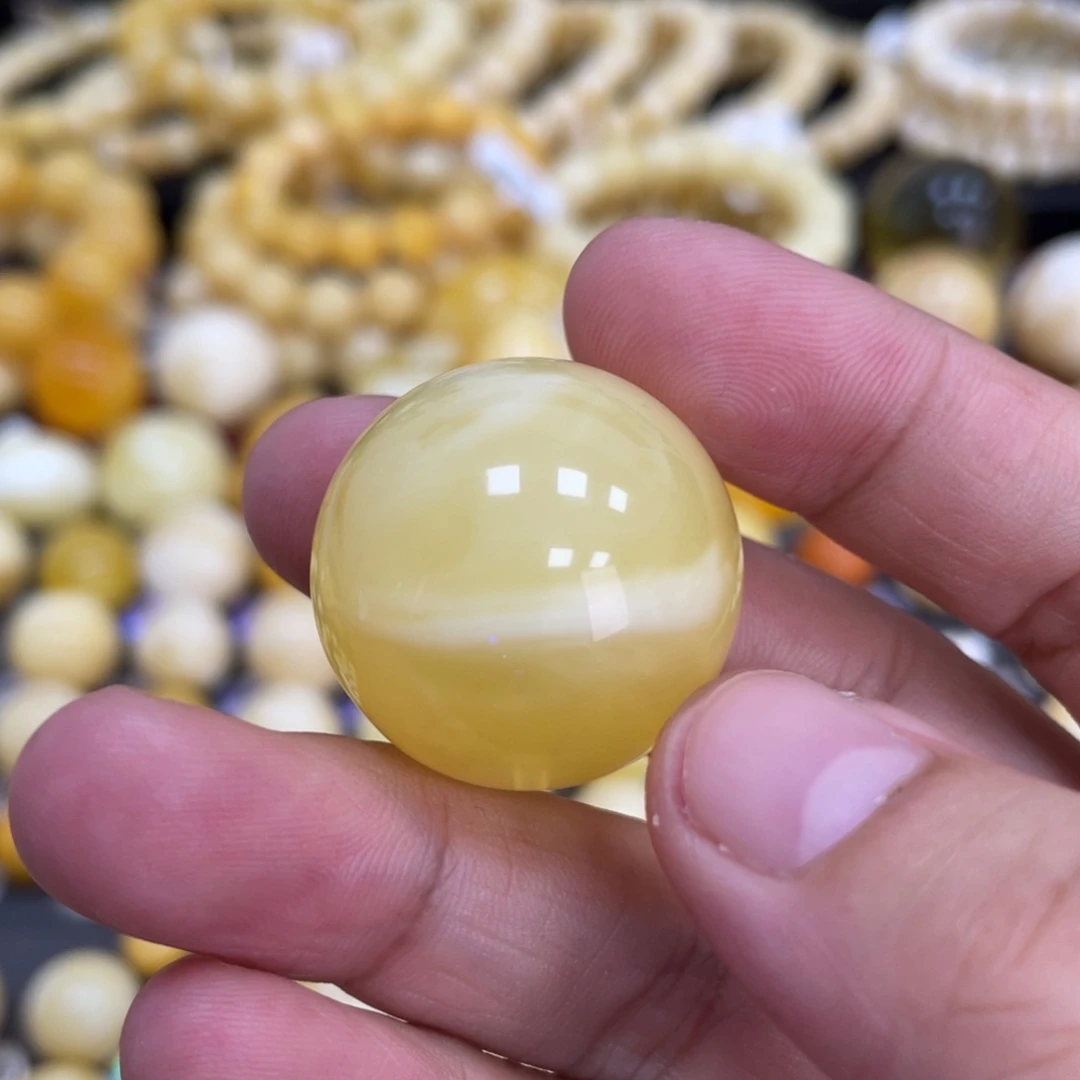 未镶嵌蜜蜡裸石25.9mm福利款