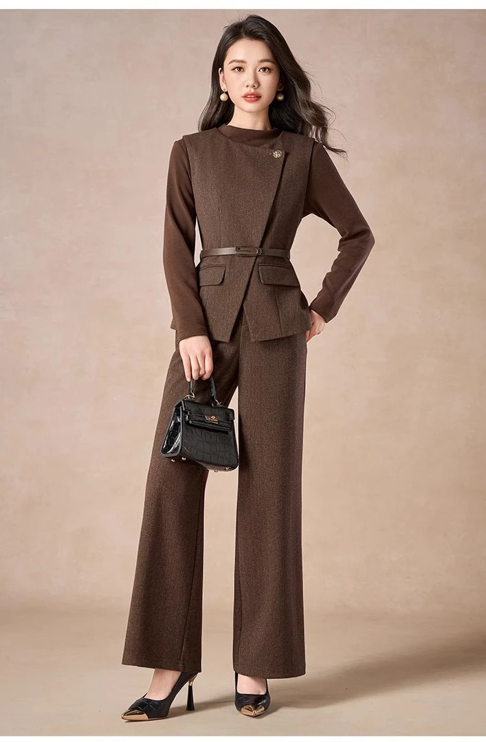 【纪朵研】877#小香风套装2025新款今年流行高级感两件套