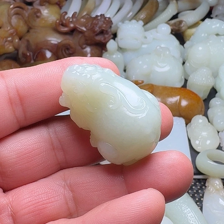 吉***照未镶嵌和田玉挂件